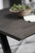 Ruokapöytä \'Carradale\' 170x100cm - Ruskea/V-jalat