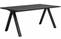 Ruokapöytä \'Carradale\' 170x100cm - Musta/V-jalat