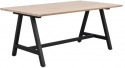 Ruokapöytä \'Carradale\' 170x100cm - Valkoinen pigmentoitu/A-jalat