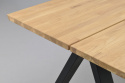 Ruokapöytä \'Carradale\' 220 cm - Tammi/V-jalat