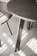 Ruokapöytä \'Glenside\' Pyöreä 130cm - Ruskea