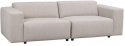 3-istuttava sohva \'Willard\' - Vaaleanbeige