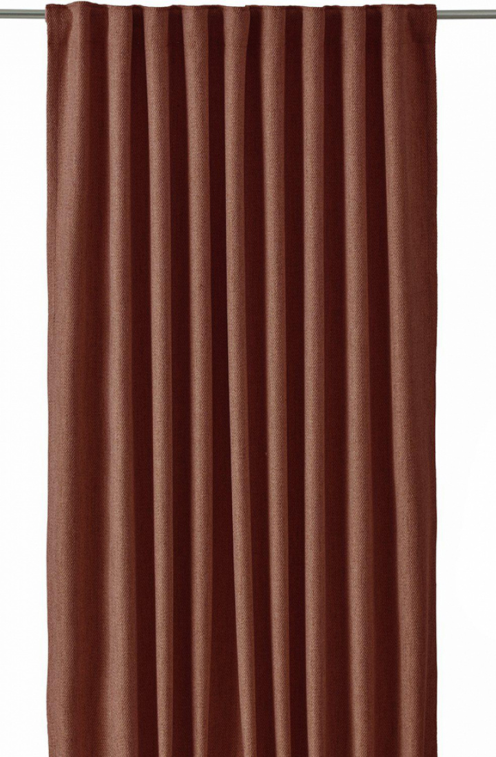 2-pack Verho \'Greenwich\' 140x280 - Ruskea ryhmässä Sisustus / Kankaat / Verhot @ Reforma (1220-20-006)