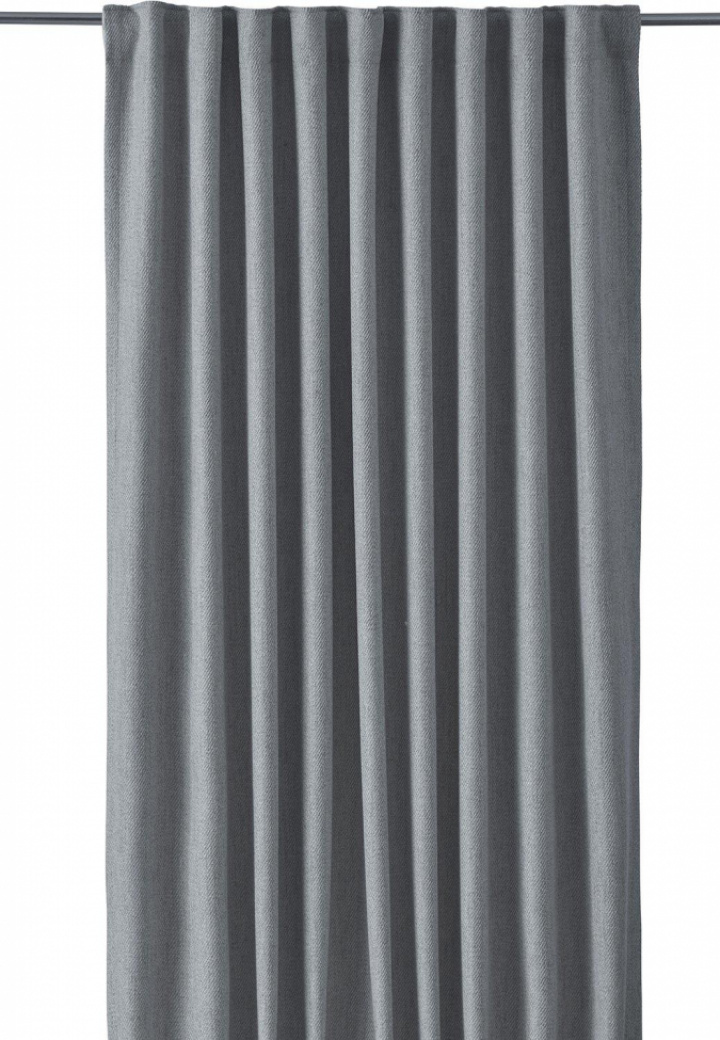 2-pack Verho \'Greenwich\' 140x280 - Harmaa ryhmässä Sisustus / Kankaat / Verhot @ Reforma (1220-20-010)