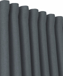 2-pack Verho \'Greenwich\' 140x280 - Tummanharmaa