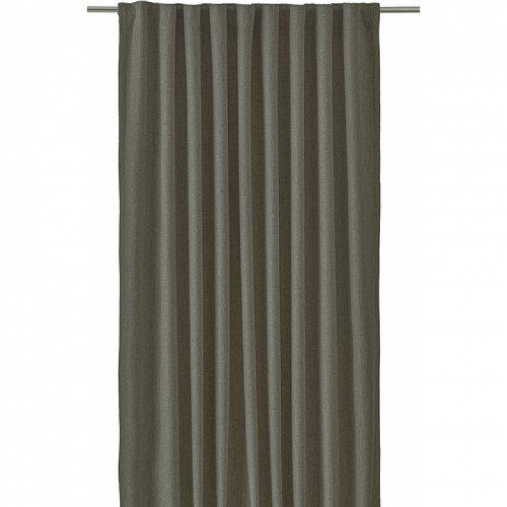 Verho \'Greenwich\' 2-pack 140x320 - Ruskea ryhmässä Sisustus / Kankaat / Verhot @ Reforma (1220-27-121)