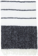 Heittopeitto \'Carl\' 130x170 - Musta/Valkoinen