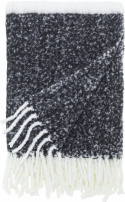 Heittopeitto \'Carl\' 130x170 - Musta/Valkoinen