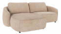 3-istuttava sohva \'Norris\' Chaise longue vasen - Vaaleanbeige