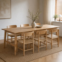 Ruokapöytä \'Alfors\' 210x100cm - Luonnonvärinen