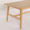 Ruokapöytä \'Alfors\' 210x100cm - Luonnonvärinen