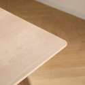 Ruokapöytä \'Line\' 180 cm - Valkopigmentoitu