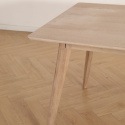 Ruokapöytä \'Line\' 180 cm - Valkopigmentoitu