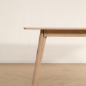 Ruokapöytä \'Line\' 180 cm - Valkopigmentoitu