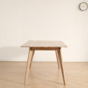 Ruokapöytä \'Line\' 180 cm - Valkopigmentoitu