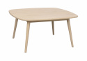Soittopöytä \'Tompkins\' 90x90cm - Valkopigmentoitu koivu