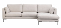 Sohva \'Corwin\' Chaise longue oikea - Vaaleanbeige