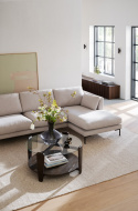 Sohva \'Corwin\' Chaise longue oikea - Vaaleanbeige