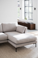 Sohva \'Corwin\' Chaise longue oikea - Vaaleanbeige
