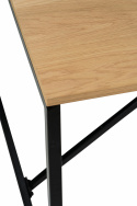 Ruokapöytä \'Vega\' 180x90cm - Luonnonvärinen/Musta