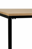 Ruokapöytä \'Vega\' 180x90cm - Luonnonvärinen/Musta