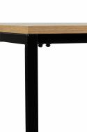 Ruokapöytä \'Vega\' 180x90cm - Luonnonvärinen/Musta
