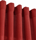 2-pakkaus Verho \'Cecil\' 140x260 - Punainen