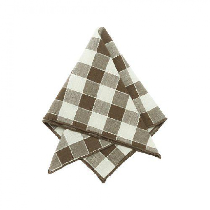Servetti \'Mary\' 45x45 - Ruskea ryhmässä Sisustus / Kankaat @ Reforma (1369-83-022)