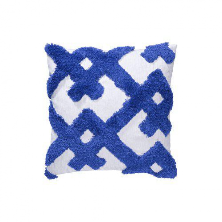 Tyynynpäällinen \'Ines\' 45x45- Sininen ryhmässä Sisustus / Kankaat / Tyynynpäälliset @ Reforma (1398-47-008)
