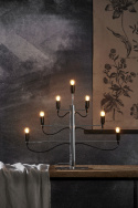 Adventtikynttelikkö \'Milano\' - Musta/Hopea