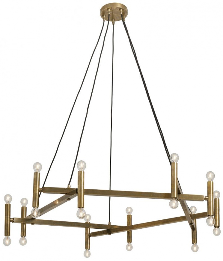 Kattovalaisin \'Chandelier\' - Messinki ryhmässä Valaistus / Valaisimet / Kattovalaisimet @ Reforma (1544)