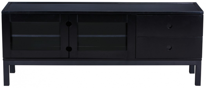 Lipasto \'Akranes\' 150x40cm - Musta ryhmässä Huonekalut / Hyllyt & säilytys / Lipastot @ Reforma (15624-010)