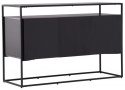 Kaappi \'Kingsport\' 120x80cm - Musta