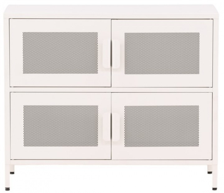 Kaappi \'Fjällbacka\' 90x75 - Valkoinen ryhmässä Huonekalut / Hyllyt & säilytys / Kaapit ja lipastot @ Reforma (15629-201)