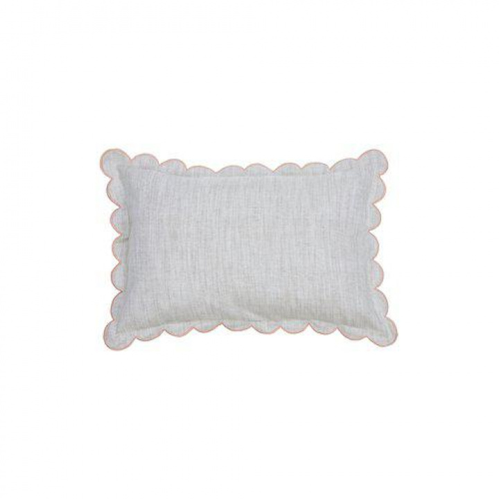 Tyynynpäällinen \'Sabina\' 40x60 - Harmaa/Ruusu ryhmässä Sisustus / Kankaat / Tyynynpäälliset @ Reforma (1566-47-166)