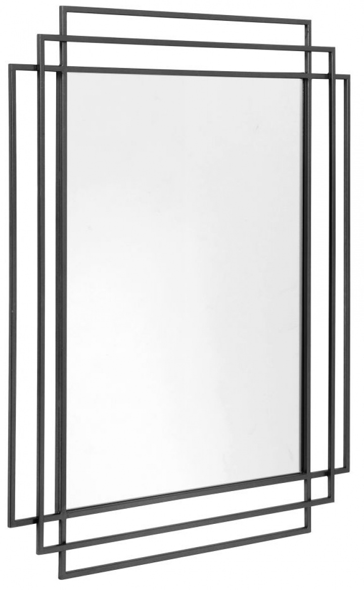 Peili \'Square\' 76x97cm - Musta ryhmässä Sisustus / Koristeet / Peilit @ Reforma (15738)