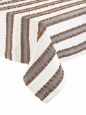 Pöytäliina \'Lollo\' 145x280 - Ruskea