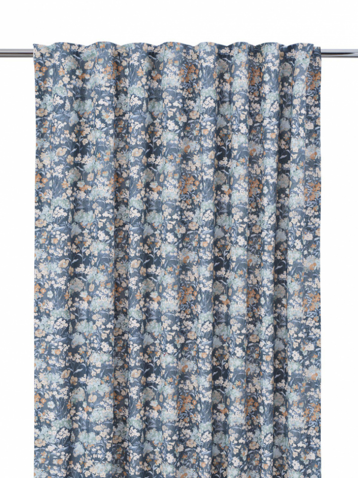 2-pack Verho \'Äng\' 135x280cm - Sininen ryhmässä Sisustus / Kankaat / Verhot @ Reforma (1618-20-008)