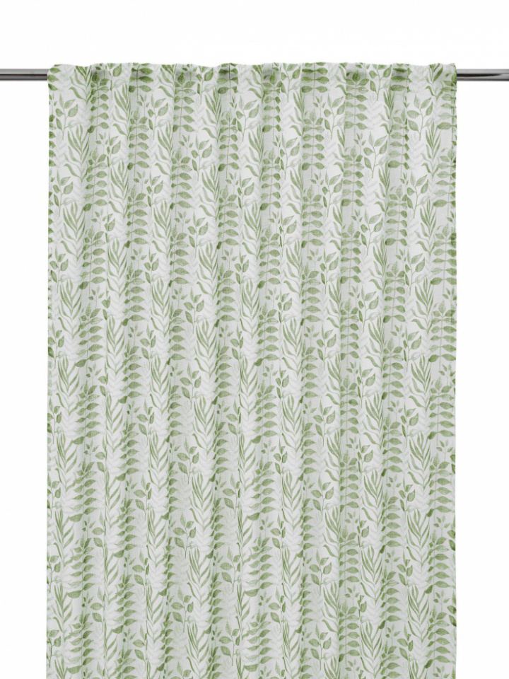 2-pack Verho \'Filippa\' 140x280cm - Vihreä ryhmässä Sisustus / Kankaat / Verhot @ Reforma (1629-20-177)