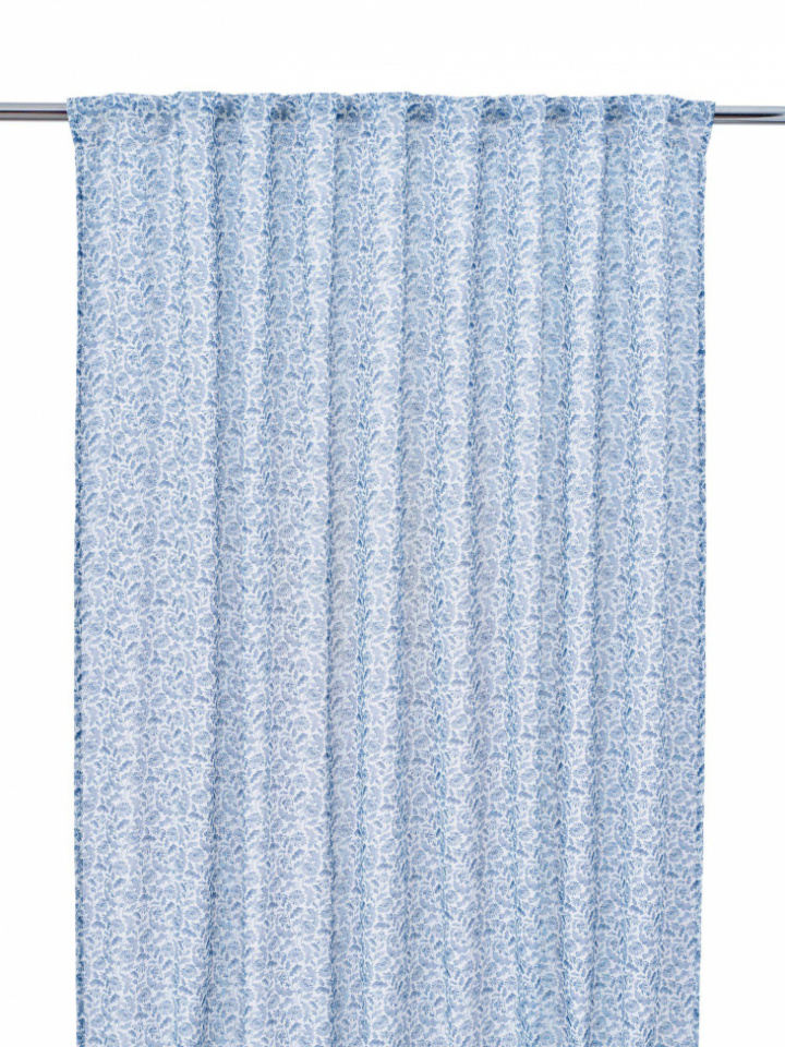 2-pack Verho \'Filippa\' 140x280cm - Sininen ryhmässä Sisustus / Kankaat / Verhot @ Reforma (1630-20-008)