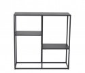 Hylly \'Staal\' 80x81cm - Musta