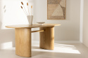 Ruokapöytä \'Luleå\' Soikea 90x180cm- Luonnonvärinen