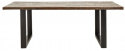 Ruokapöytä \'Iron\' 220x100cm - Kierrätetty puu 