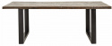 Ruokapöytä \'Iron\' 220x100cm - Kierrätetty puu 