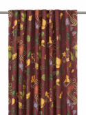 Verho \'José\' 135x240 - Viininpunainen