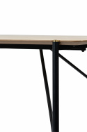 Ruokapöytä \'Hornstull\' 160x90cm - Tammi/Musta