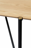 Ruokapöytä \'Hornstull\' 160x90cm - Tammi/Musta