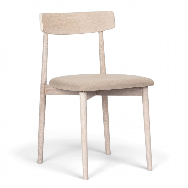 Tuoli \'Ystad\' - Valkoinen tammi/Beige ryhmässä Huonekalut / Istumakalusteet / Tuolit @ Reforma (19791-white-oak)