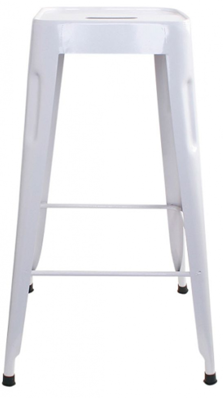 Jakkara \'Marseille\' 70cm - Valkolakattu ryhmässä Huonekalut / Istumakalusteet / Baari-tuolit @ Reforma (2004-White-II-L)