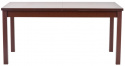 Ruokapöytä \'Dark Walnut\' 118-158x75cm - Tummanruskea